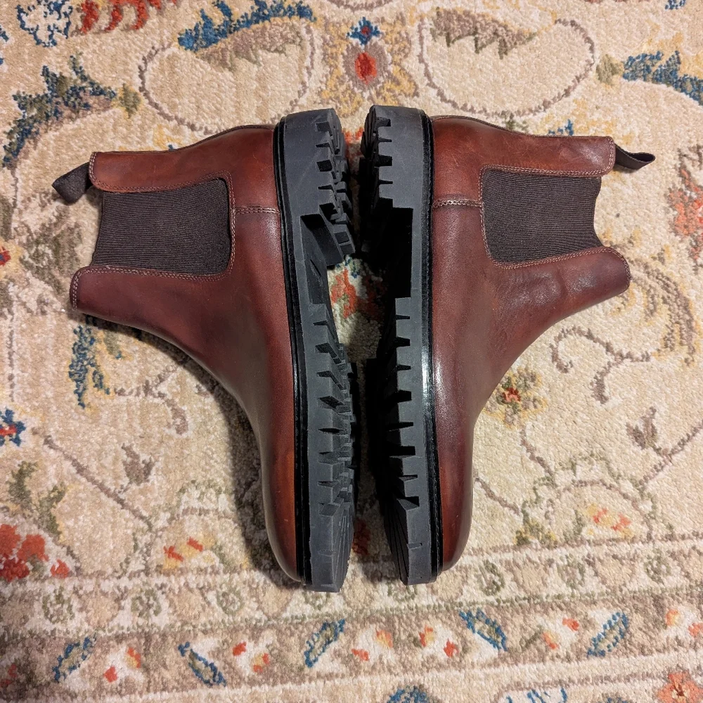 Bruno Magli Ramiro Chelsea Boot In Rust - Picture 4 of 9